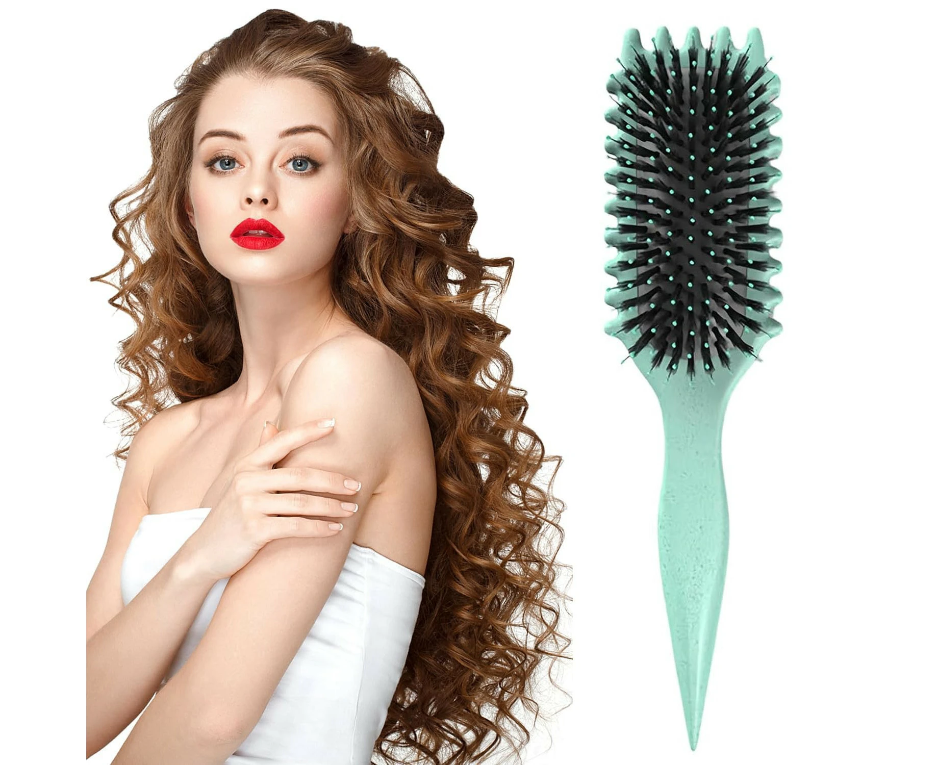 Bounce Curl Brush, Bounce Curl Styling Brush, Boar Bristle Styling Brush