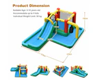 Inflatable Water Park Splash Pool Kids Jumping Castle Trampoline Bouncer Outdoor w/Carry Bag & Blower