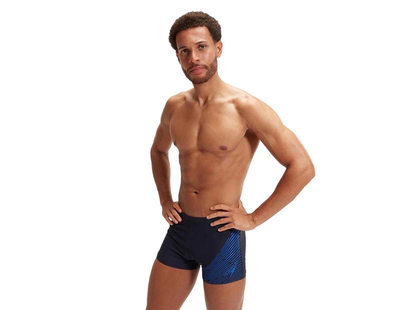 Speedo Men's Medley Logo Aquashorts - True Navy/Cobalt