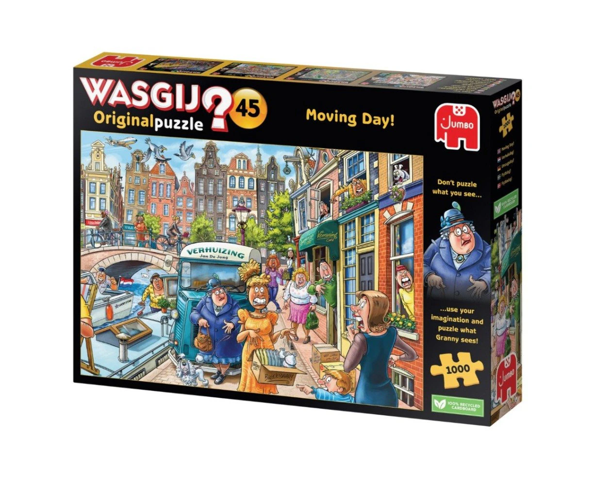 WASGIJ Original 45 Moving Day 1000 Piece Jigsaw Puzzle