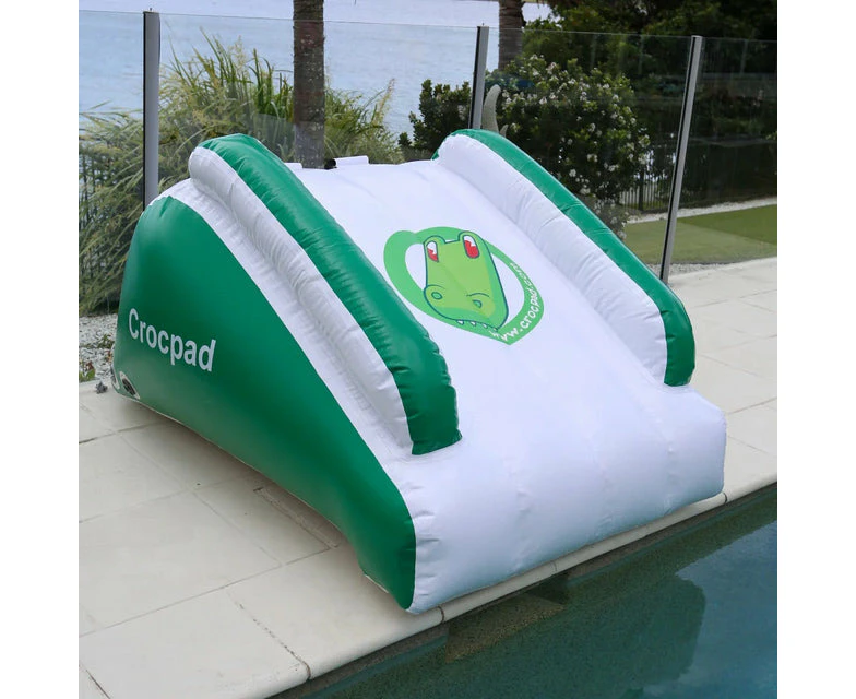 Crocpad Minima 1.8m inflatable water pool slide for kids