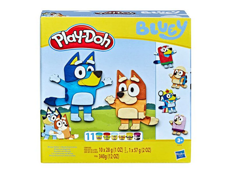 Play-Doh Bluey Make 'N Mash Costumes Playset