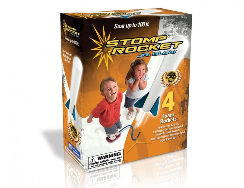 Stomp Rocket Jr. Glow Rocket Launcher Kit