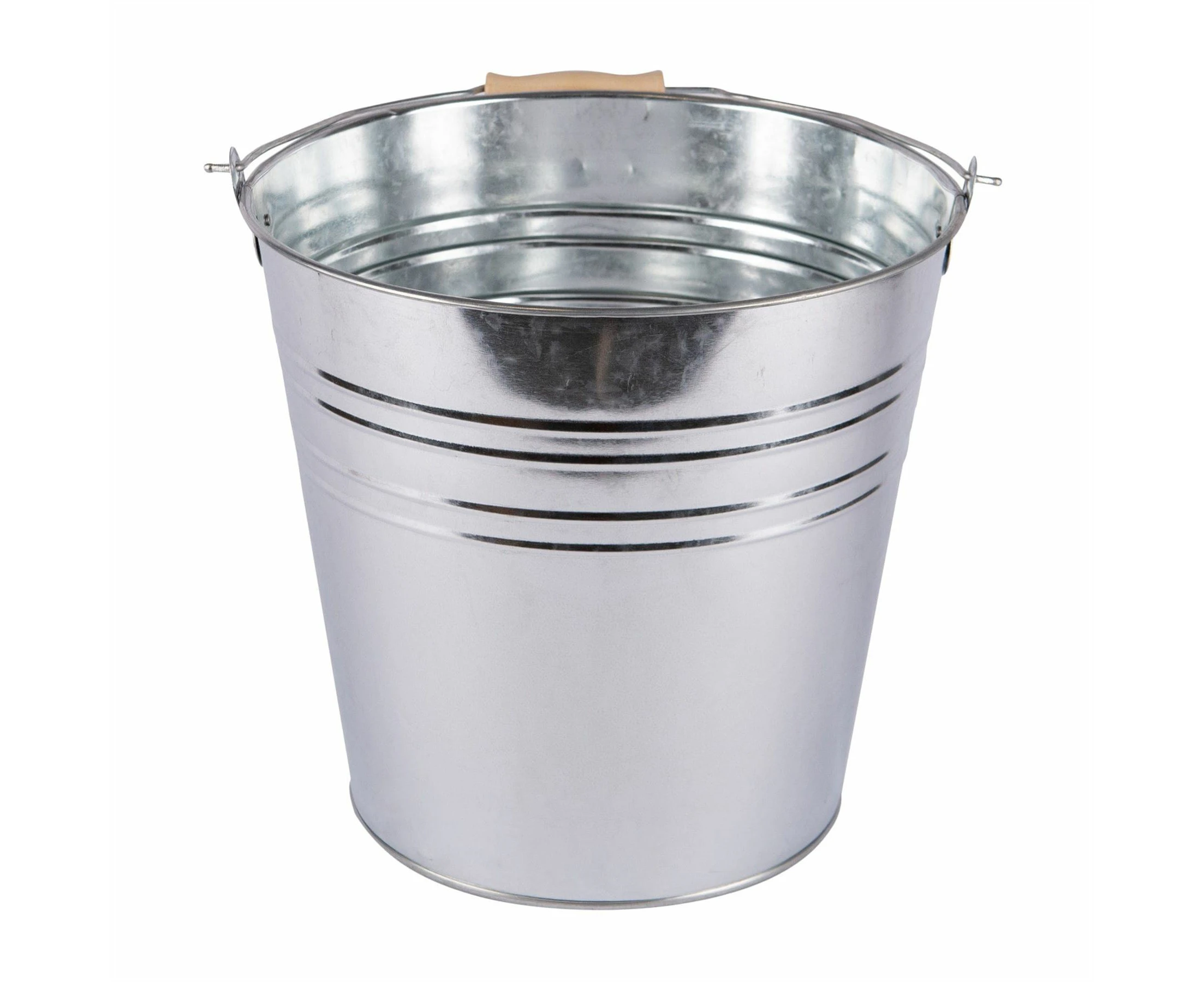 Blackspur Galvanised Steel Bucket - 10L - Silver