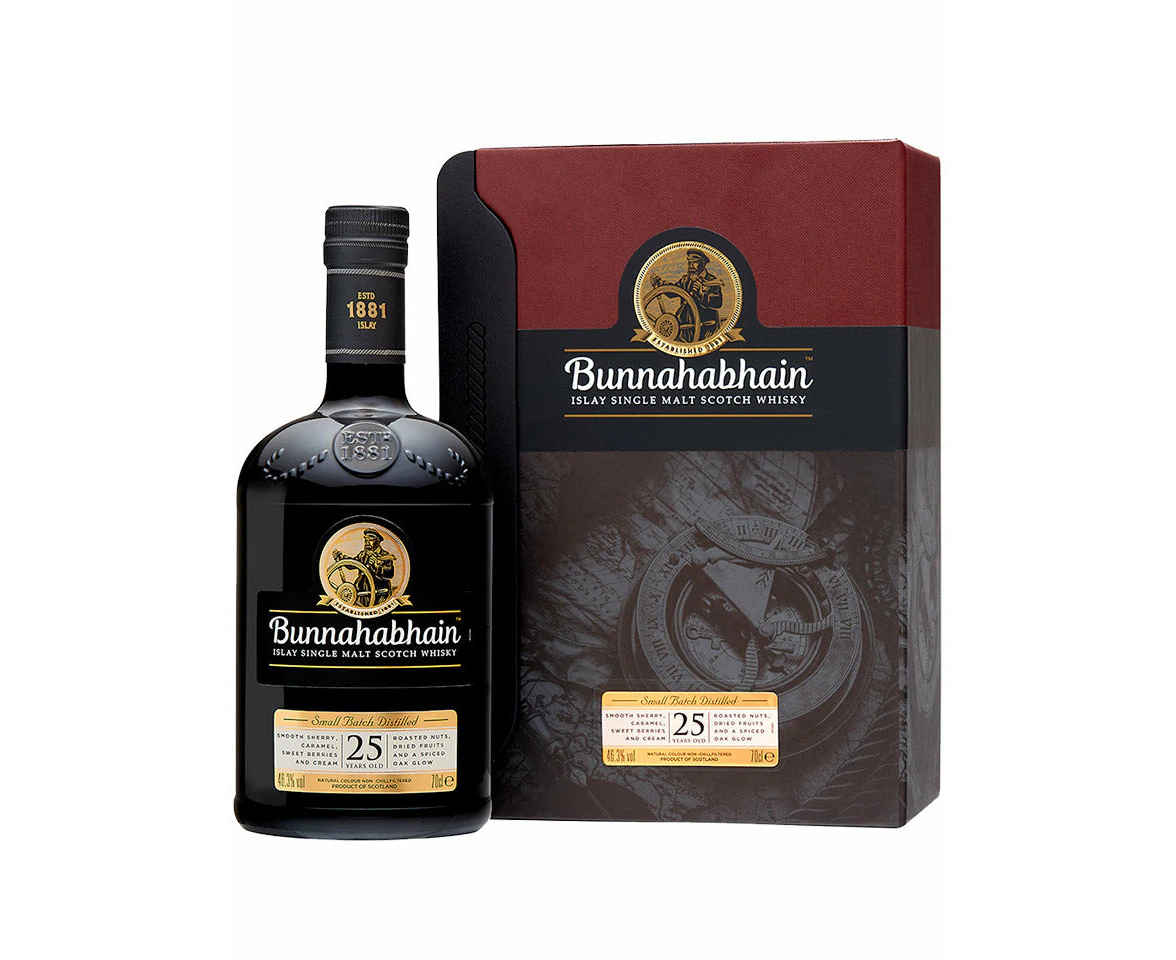 Bunnahabhain 25 Year Old Islay Single Malt Scotch Whisky 700ml