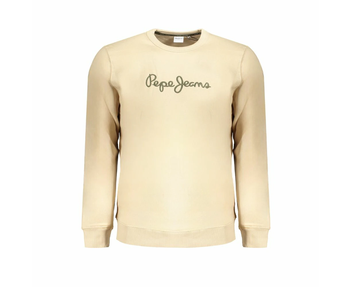 Pepe Jeans Beige Cotton Sweater