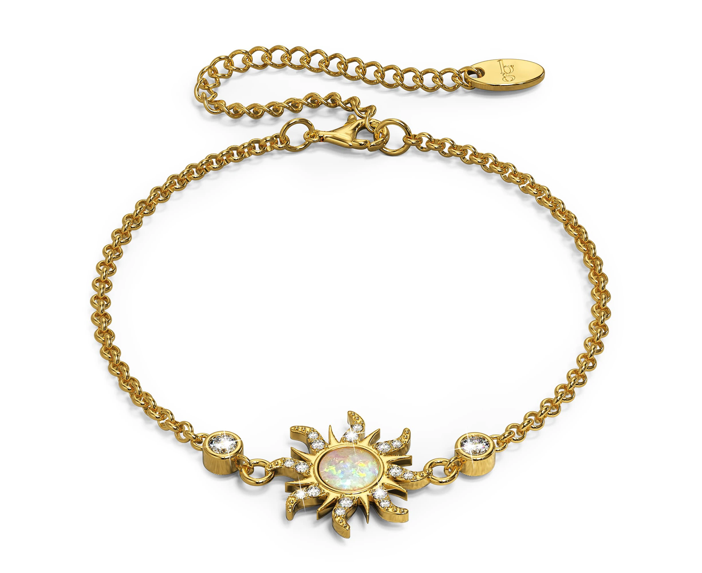 Celestial Opal Sun Bracelet