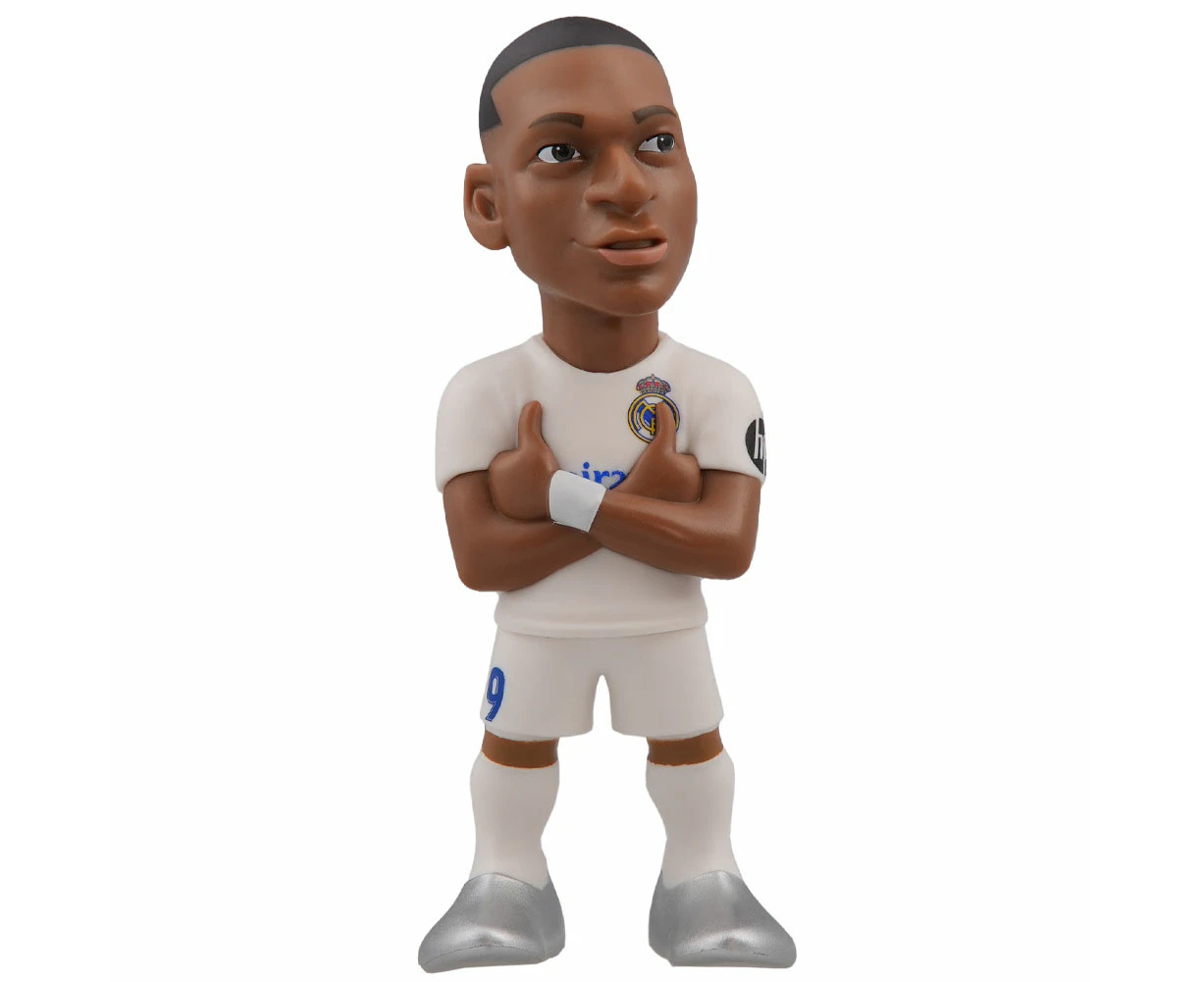 Real Madrid CF Kylian Mbappe MiniX Football Figurine (Multicoloured) - TA12987