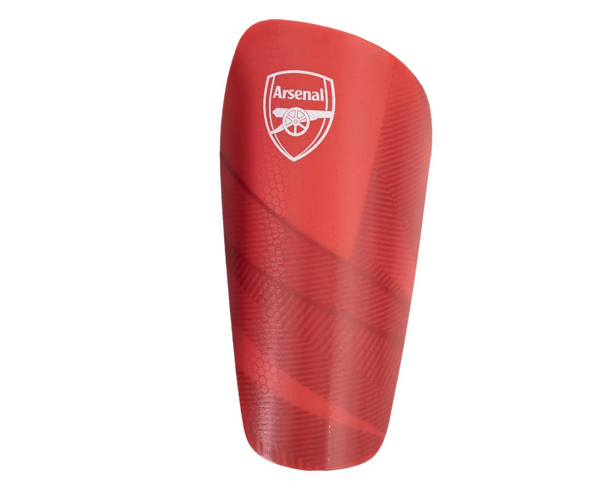 Arsenal FC Childrens/Kids Fuse Slip-In Shin Guards (Red/White) - TA12942