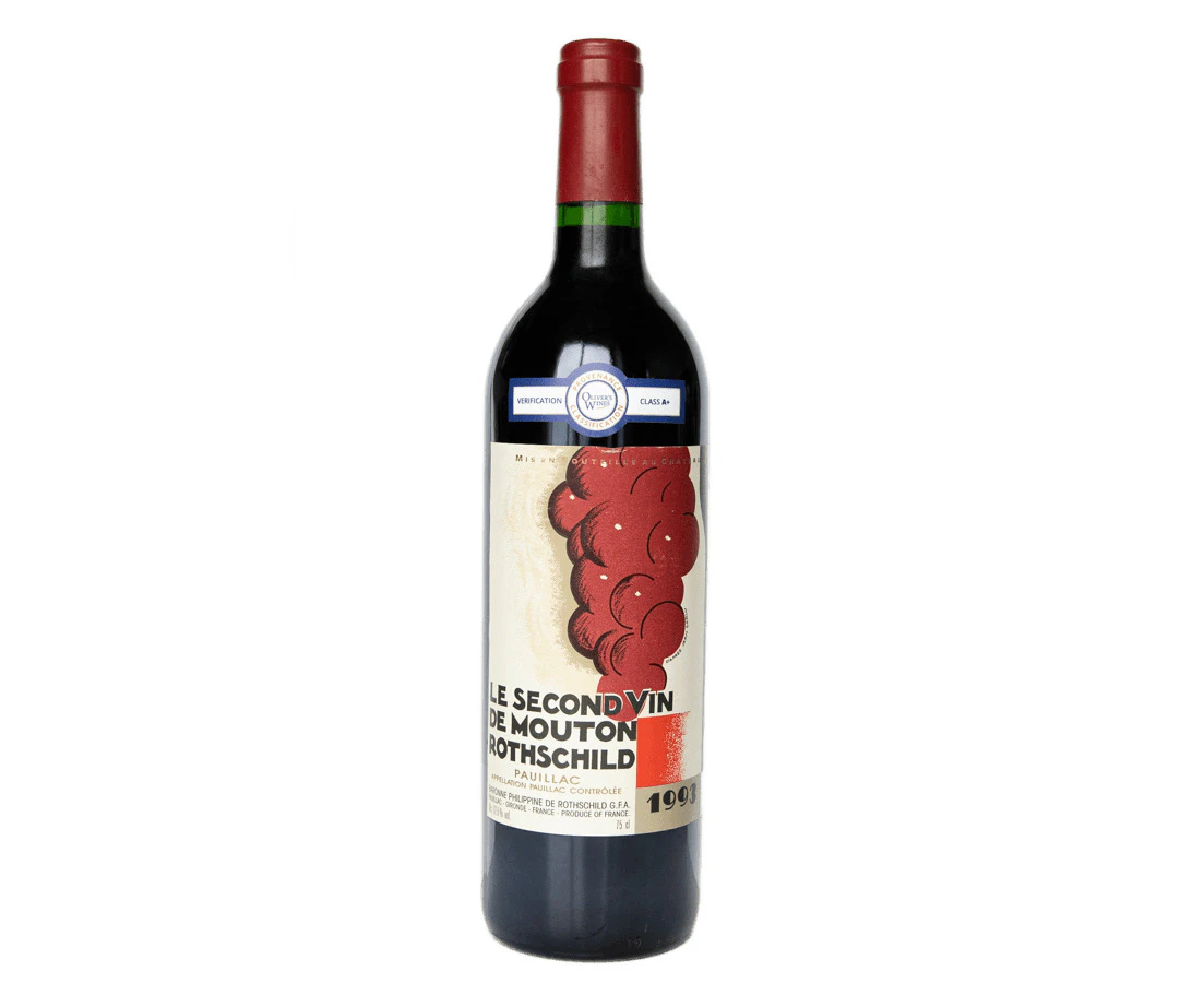 Chateau Mouton-Rothschild Le Petit Mouton (Formerly Le Second Vin) Cabernet Blend 1993 - 750ml