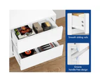 ALFORDSON Entertainment Unit TV Cabinet Stand 180cm White