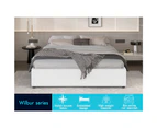 ALFORDSON Bed Frame King Size Gas Lift Storage Mattress Base Boucle