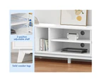 ALFORDSON Entertainment Unit TV Cabinet Stand 180cm White