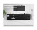 ALFORDSON Entertainment Unit TV Cabinet Stand 180cm Black