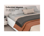 ALFORDSON Bed Frame King Size Gas Lift Storage Mattress Base Boucle