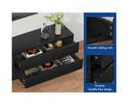 ALFORDSON Entertainment Unit TV Cabinet Stand 180cm Black