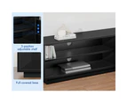 ALFORDSON Entertainment Unit TV Cabinet Stand 180cm Black