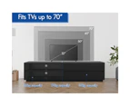 ALFORDSON Entertainment Unit TV Cabinet Stand 180cm Black