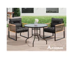 ALFORDSON Outdoor Patio Furniture Dining Table Lounge Chairs