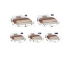 ALFORDSON Bed Frame King Size Mattress Base Foundation Beige