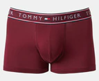 Tommy Hilfiger Men's Cotton Stretch Trunks 3-Pack - Port/Navy/Grey