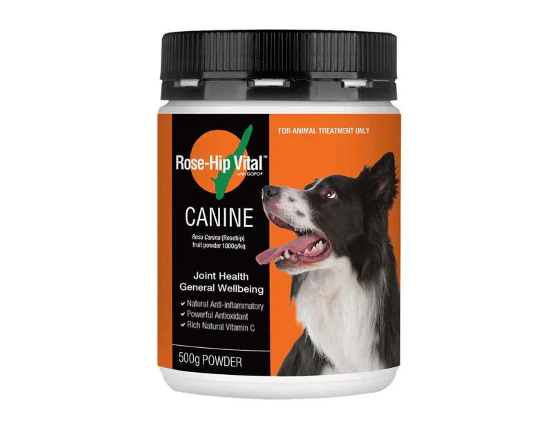 Rose-Hip Vital Canine Powder 500g Rose Hip Joint Health