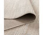 Trend Distressed Beige and Grey Rug - T300