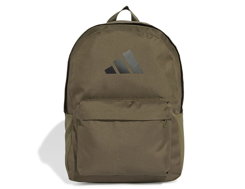 Adidas 27.5L Classic 3Bars Backpack - Olive Strata/Black