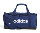 Adidas 24L Linear Small Duffle Bag - Dark Blue/White