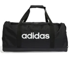 Adidas 39L Linear Medium Duffle Bag - Black/White