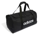 Adidas 39L Linear Medium Duffle Bag - Black/White