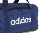 Adidas 24L Linear Small Duffle Bag - Dark Blue/White