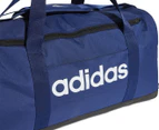 Adidas 39L Linear Medium Duffle Bag - Dark Blue/White