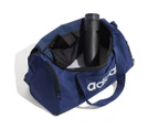 Adidas 24L Linear Small Duffle Bag - Dark Blue/White