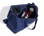 Adidas 39L Linear Medium Duffle Bag - Dark Blue/White