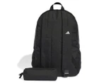 Adidas 23L Classic Backpack & Pencil Case Set - Black/White