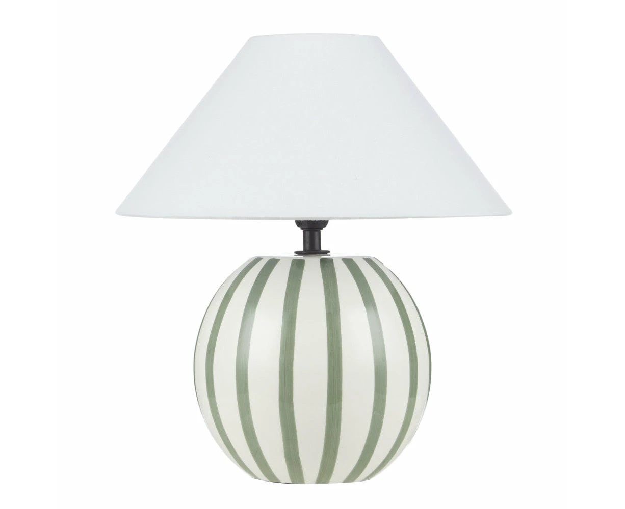 Emporium Arya Stripe Ceramic Table Lamp