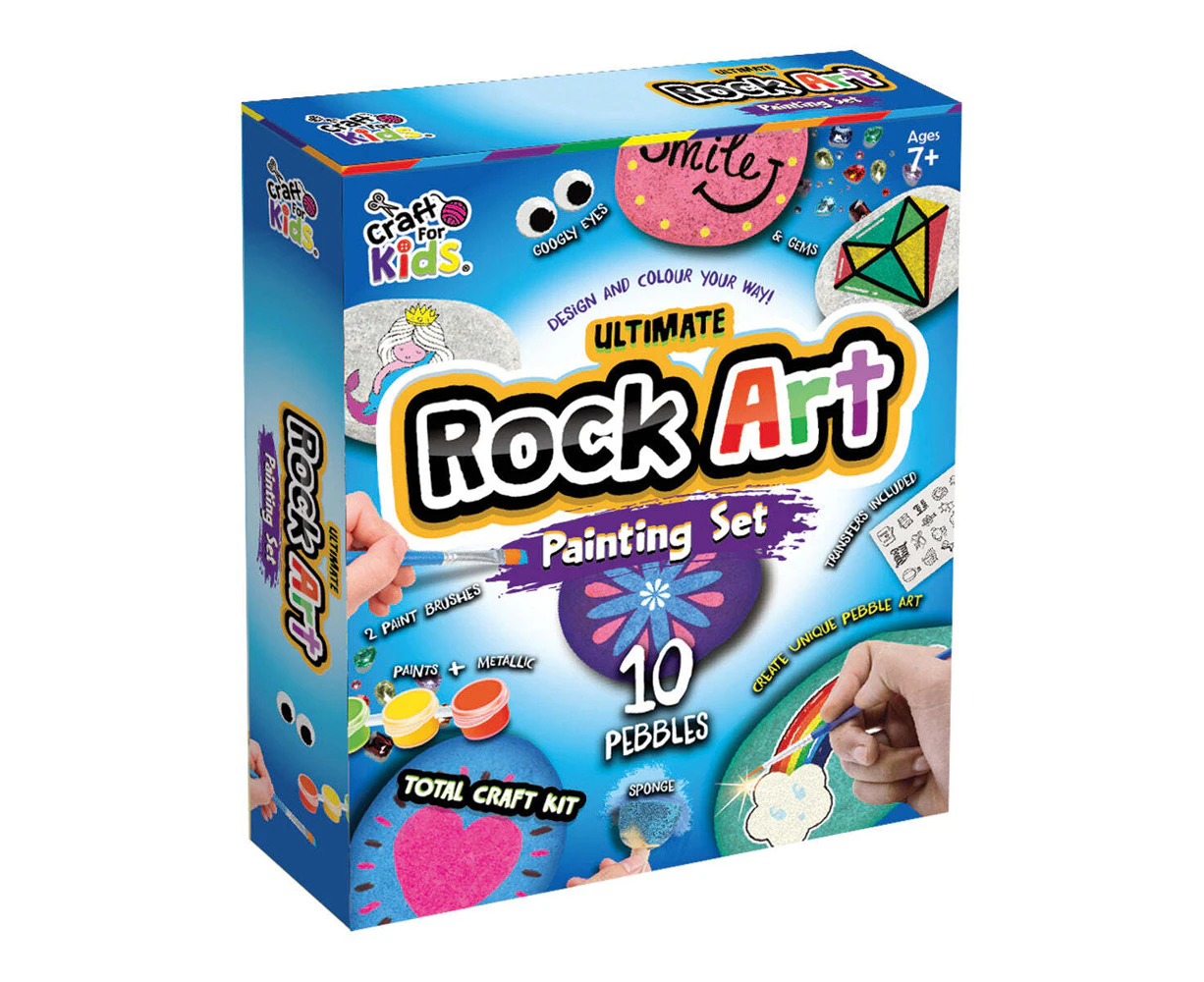 Craft For Kids Ultimate Rock Painting Kids DIY Creative Activity Art Kit 8y+