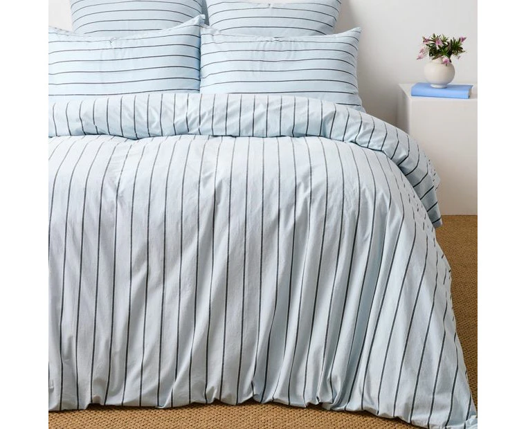 Arlo Stonewash Stripe Quilt Cover Set