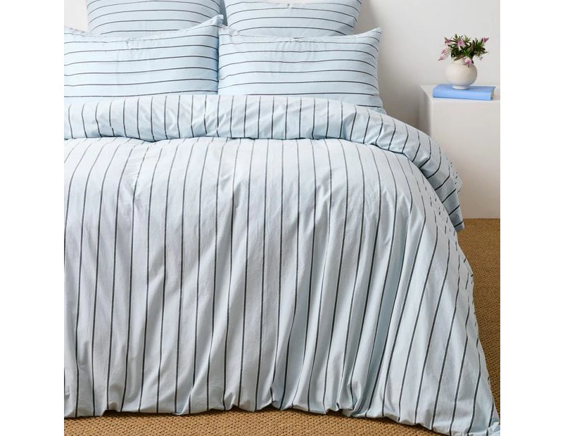 Arlo Stonewash Stripe Quilt Cover Set