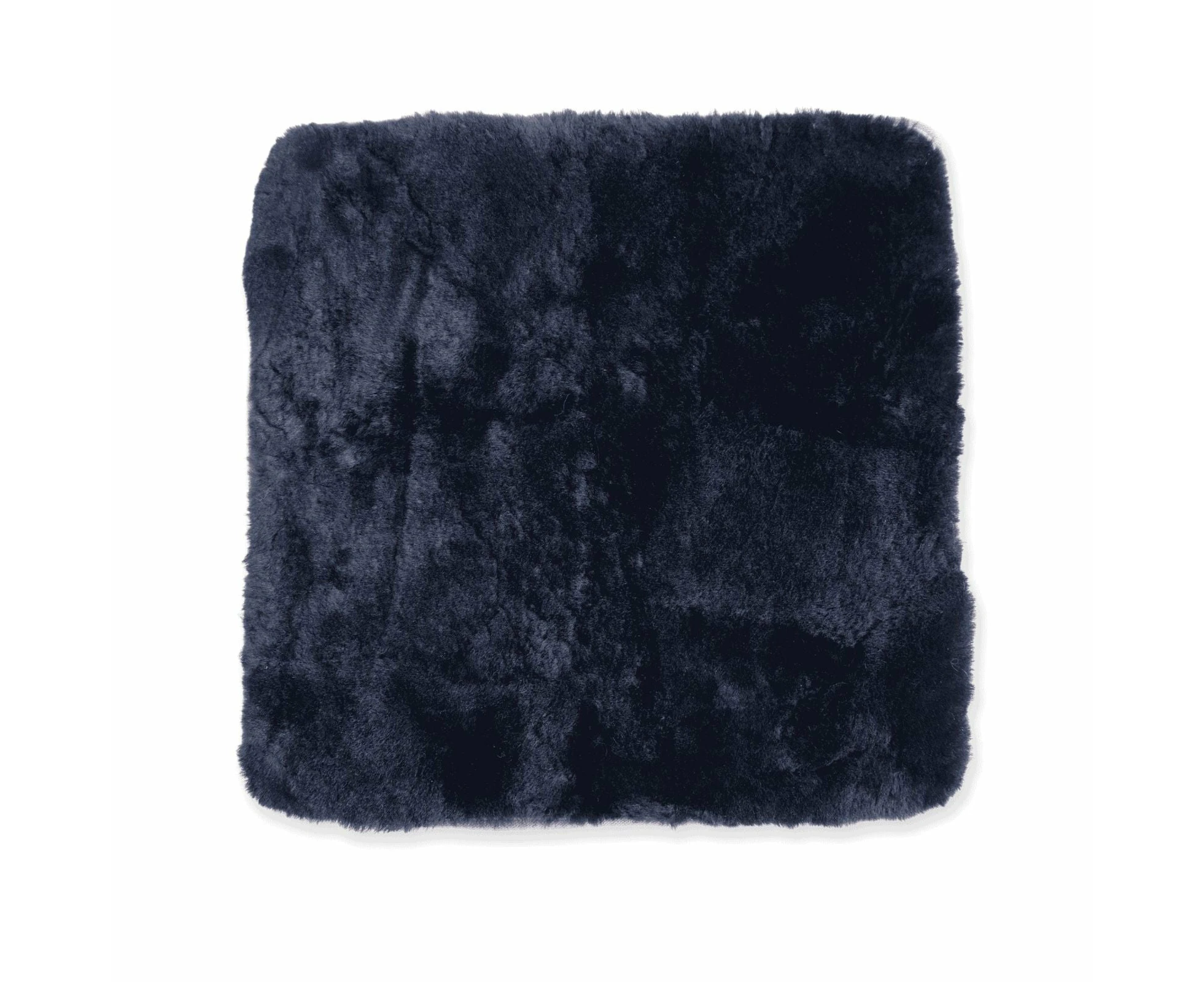 Yellow Earth Australia - Square Sheepskin Mats - Black - Australian Merino Sheepskin Seat Mats (47 x 47cm)