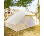 Outdoor Oxford cloth tent Tear resistant multi-person luxury camping Bell tent Waterproof Hotel camp Waterproof durable tent for 5-8 people