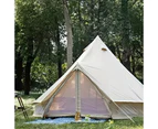 Outdoor yurt camping Breathable clock tent cotton wild luxury thickened 6m large capacity large tent rain and sun protection