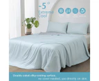 Gioia Casa Single/Double Ice Cooling Reversible Comforter Blanket - Grey/Blue