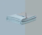 Gioia Casa Single/Double Ice Cooling Reversible Comforter Blanket - Grey/Blue