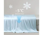 Gioia Casa Queen/King Ice Cooling Reversible Comforter Blanket - Grey/Blue