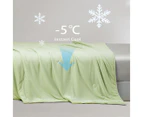 Gioia Casa Single/Double Ice Cooling Reversible Comforter Blanket - Grey/Green