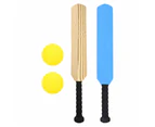 1 Set Children Cricket Set Outdoor Cricket Bat Portable Cricket Training Stick Plastic Bat For Cricket Sports Cricket Bat Retro Cricket Bat