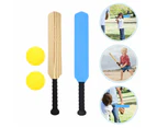 1 Set Children Cricket Set Outdoor Cricket Bat Portable Cricket Training Stick Plastic Bat For Cricket Sports Cricket Bat Retro Cricket Bat