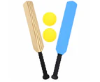 1 Set Children Cricket Set Outdoor Cricket Bat Portable Cricket Training Stick Plastic Bat For Cricket Sports Cricket Bat Retro Cricket Bat